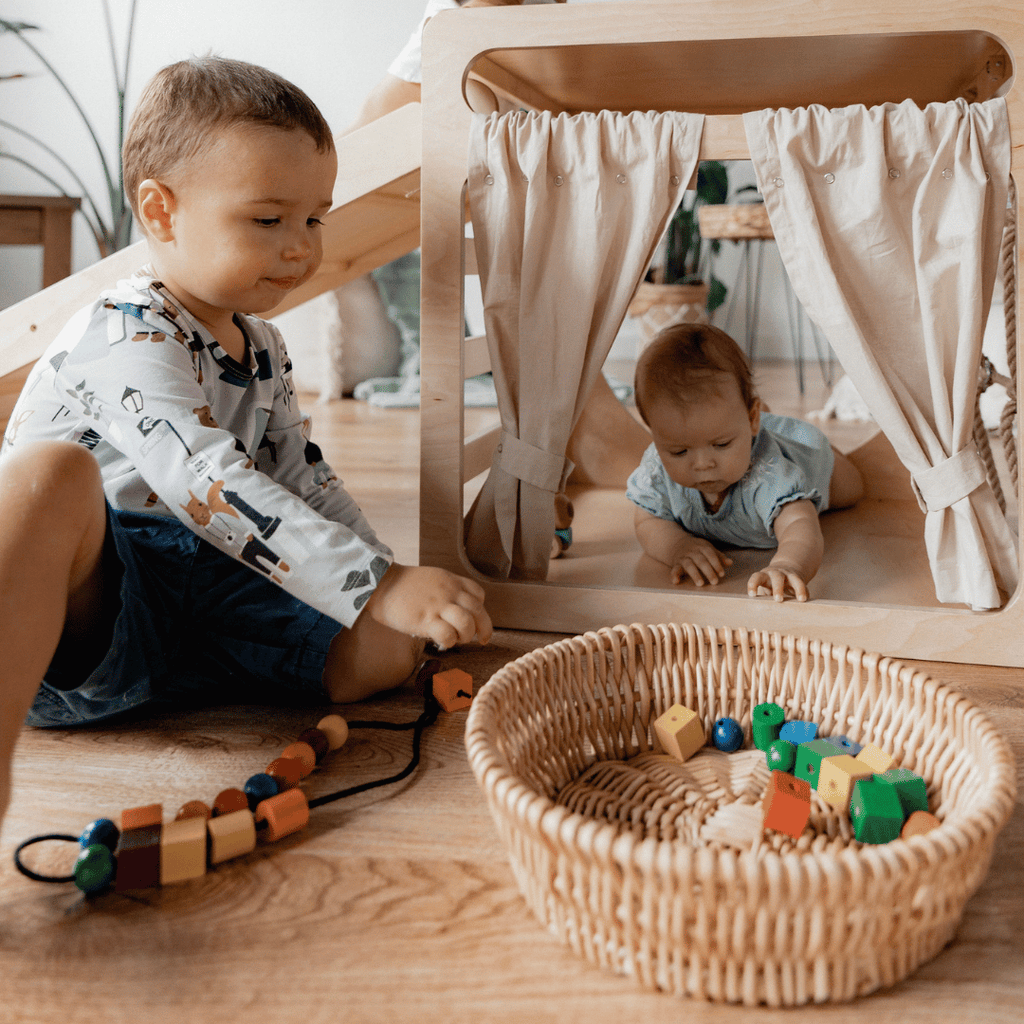 CUBITRI® Climbing Play Cube With Rope Window