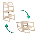 Transformable Kitchen Tower - Sleekstep, Convertible 2-in-1