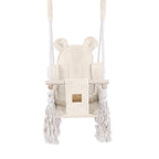 Indoor Baby Swing, Teddy - Ecru