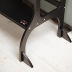 STEP'n'SIT® Convertible 2-in-1 Helper Tower/Table With Support Legs - Black